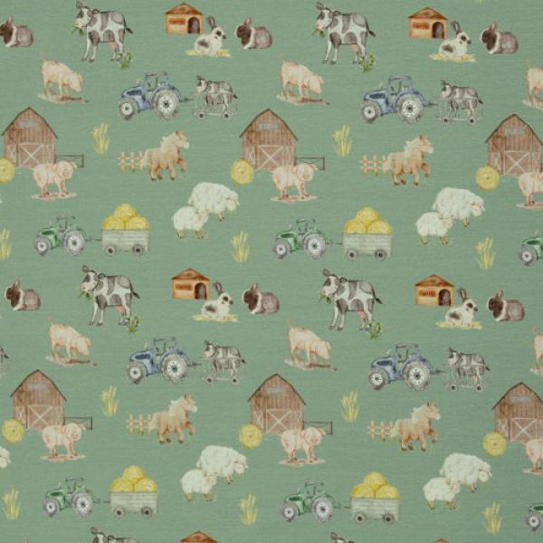 Baumwolljersey Farm by Christiane Zielinski von Swafing